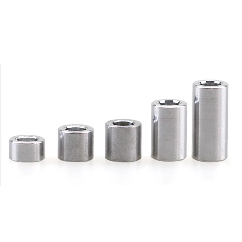 M2 M3 M4 M5 M6 stainless steel aluminum brass unthreaded standoff spacer