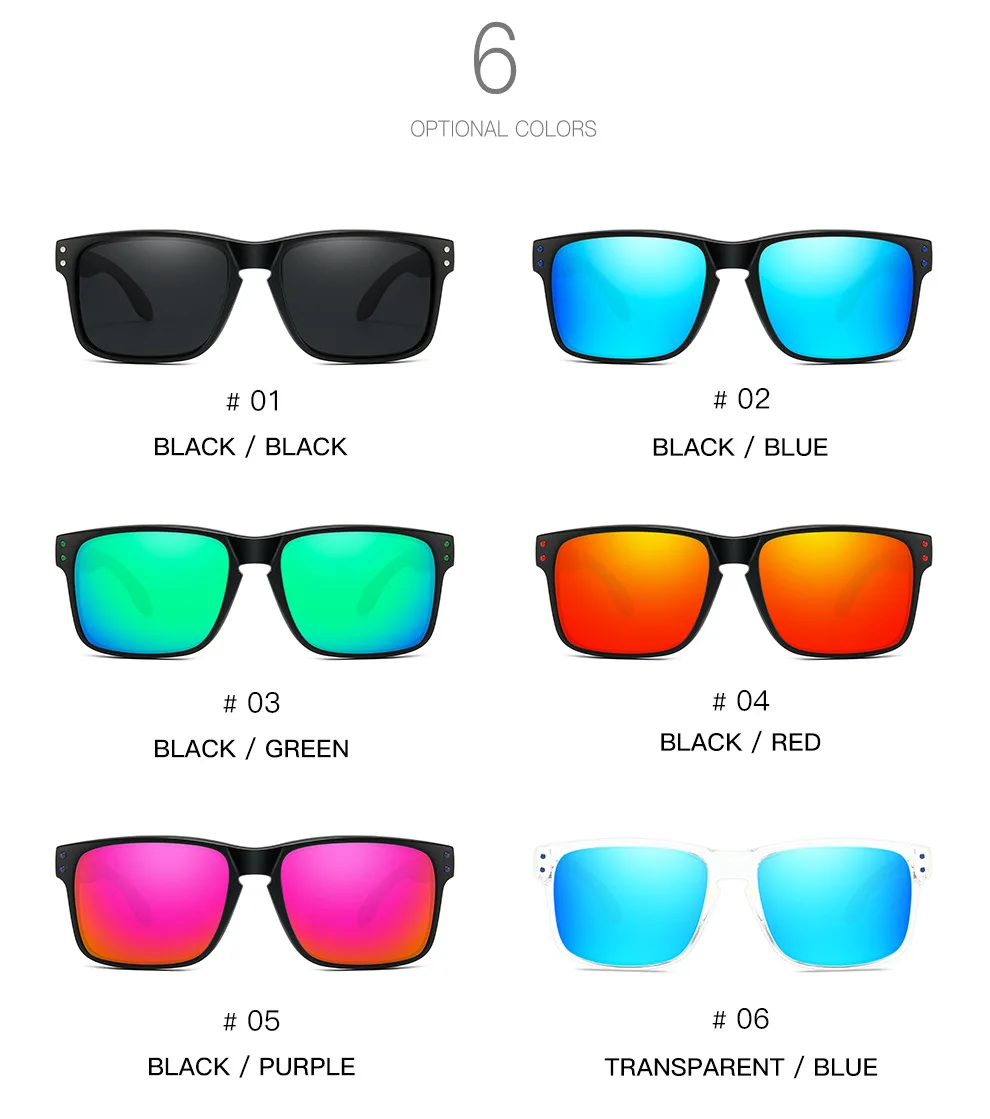 TR90 hol brook polarized custom logo designer men fishing sports sunglasses