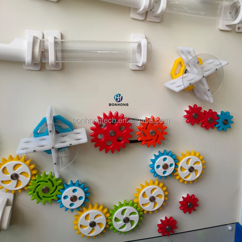 Bonhong High Quality Indoor Playground Equipment Magnetic Gear Panel For Kids Sensory Playroom