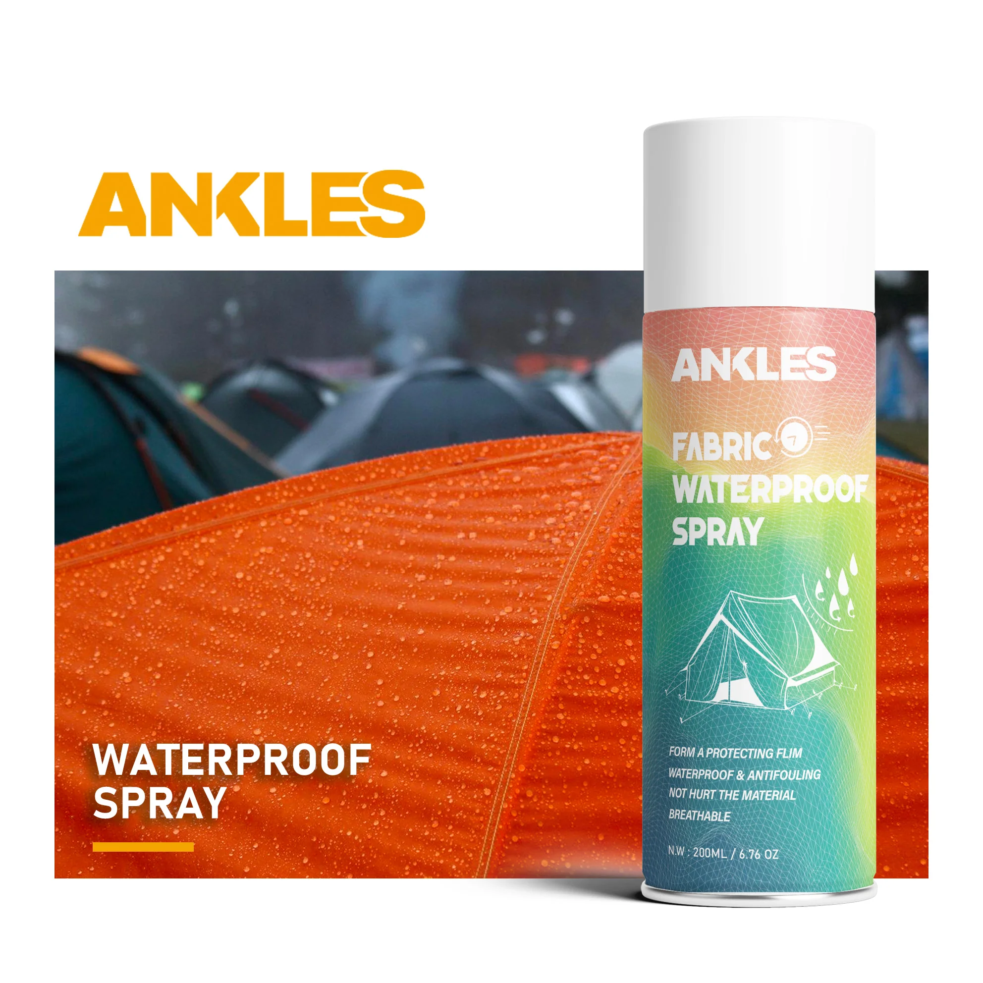 ANKLES Urgest water based hydrophobic Waterproof Nano Coating Spray for Shoe polymer coating spray