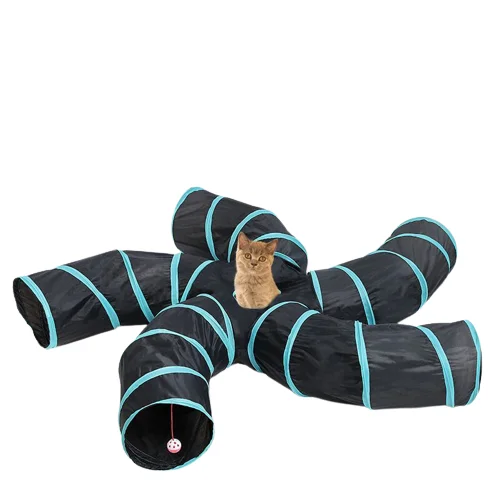 Wholesale In Stock Pet Products Foldable 3 Way 4 Way 5 Way Cat Tunnel Cat Toy