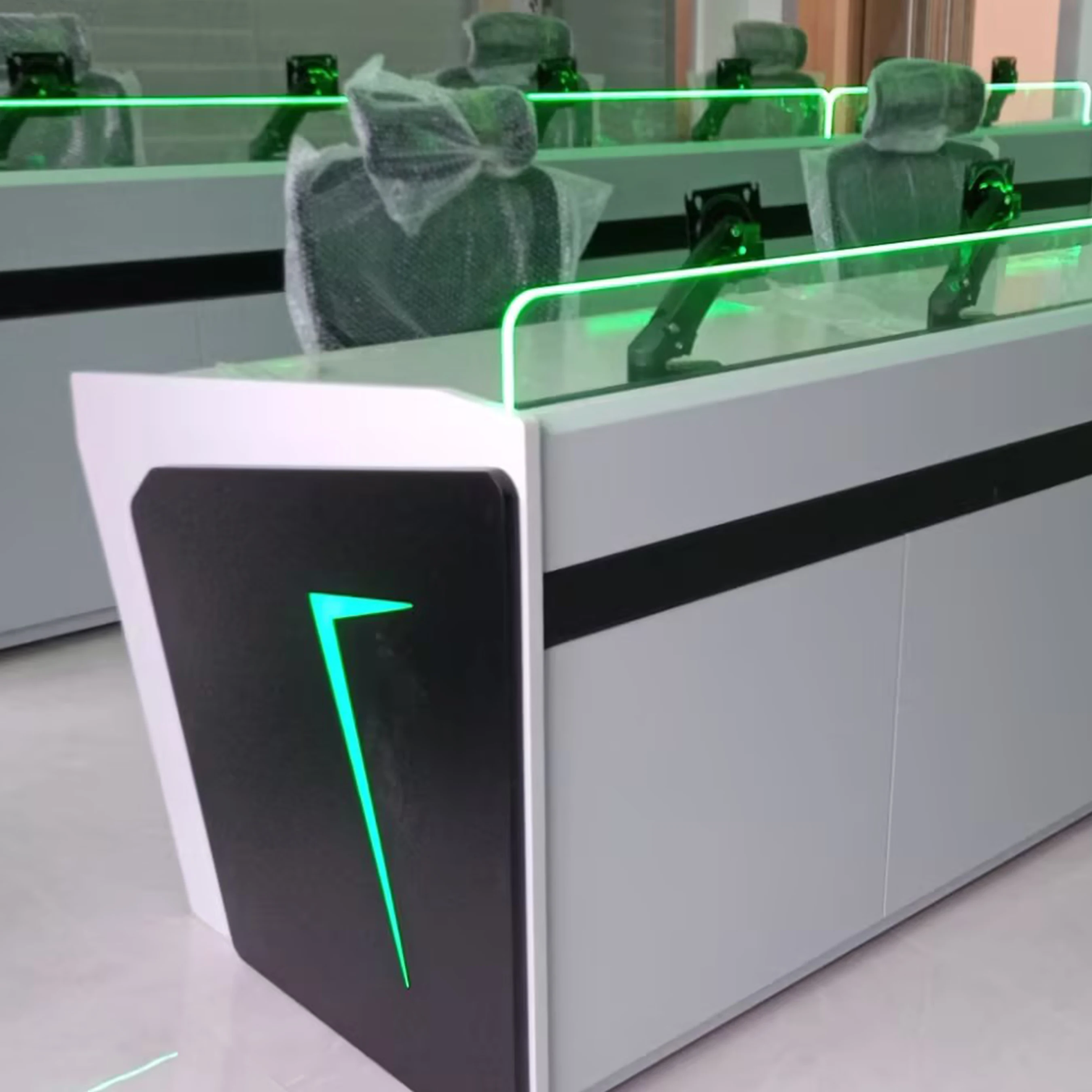 Ergonomic control room console for all-weather operating environment