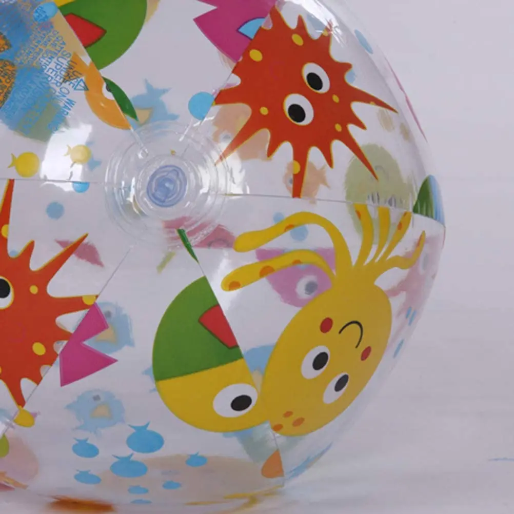 Beach Balls Inflatable Swimming Pool Toys for Kids Birthday Party Supplies Favors - Blow Up Classic Rai