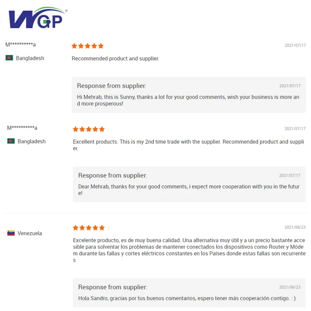 Сетевой мини-источник бесперебойного питания WGP для камеры видеонаблюдения устройство высокой емкости быстрой зарядки 36 Вт 5 В 9 12 24 48 резервное питание от аккумулятора POE DC Wi-Fi роутер ONT CPE