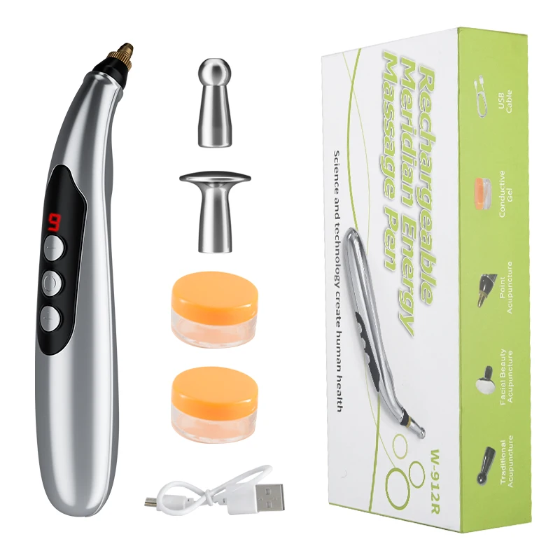 
Home use portable physiotherapy electronic laser acupuncture device meridian energy pen 