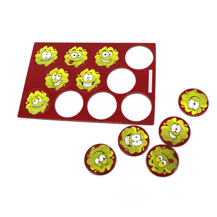 Custom Print Playing Funny Round Board Game For Children