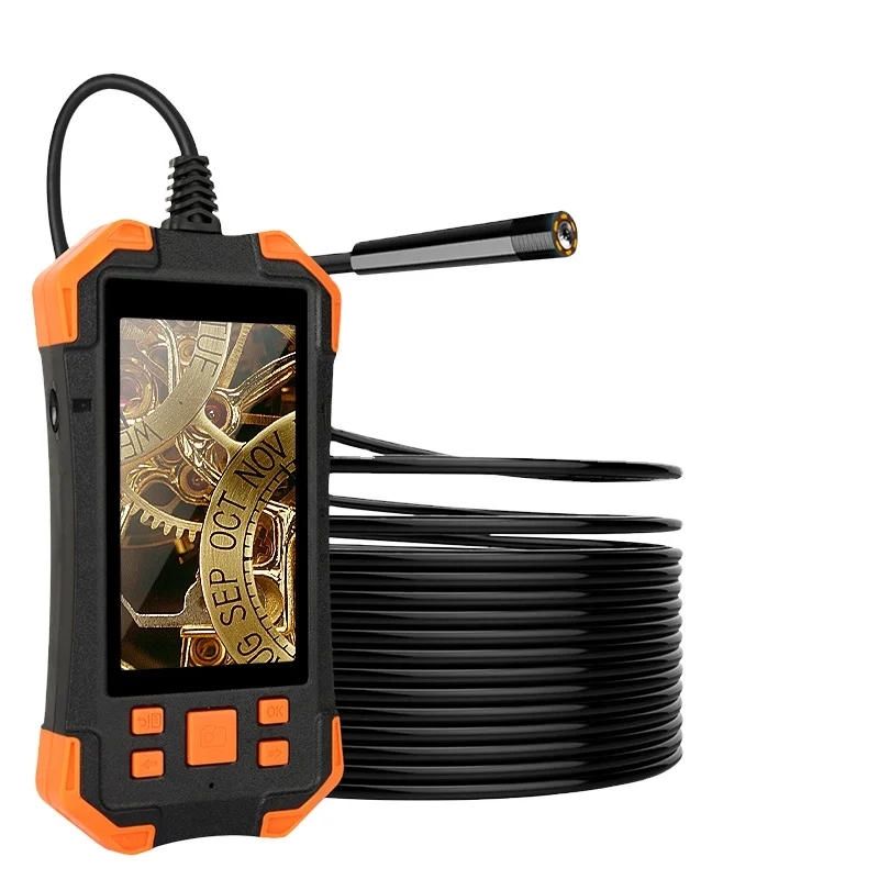 1080P HD 4,3 'IPS экран настенная камера IP67 Водонепроницаемый промышленный эндоскоп 5,5 мм домашняя сливная змеевидная камера с 6 светодиодными лампами 2 м