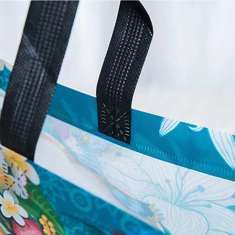 Non Woven Tote Shopping Bags Highest Quality Custom Logo Printed Cheap Eco Friendly Recycled Laminated PP OEM Handled Ruiding