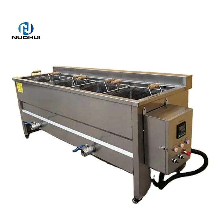 Industrial single tank deep fryer double tank deep fryer with oil filter potato chip fryer deep frying machine for sale