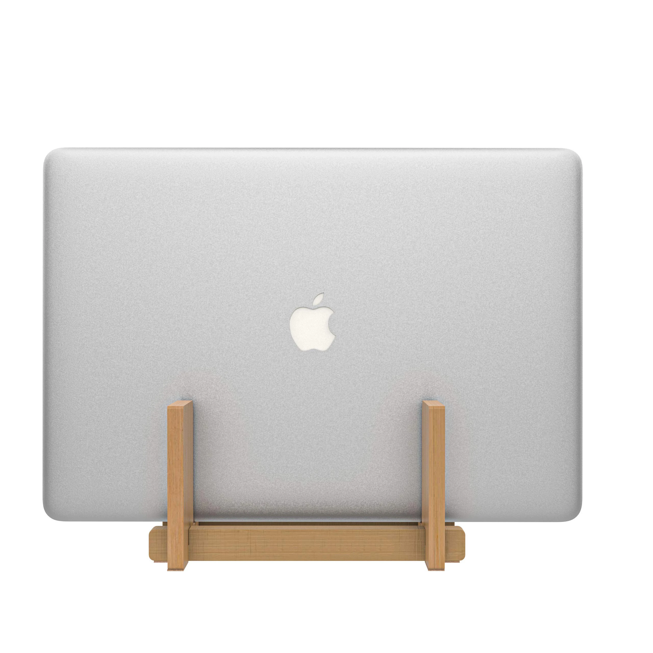 Деревянная вертикальная подставка для ноутбука стола вертикальный держатель бамбук настольная док-станция Apple Macbook поверхность Microsoft