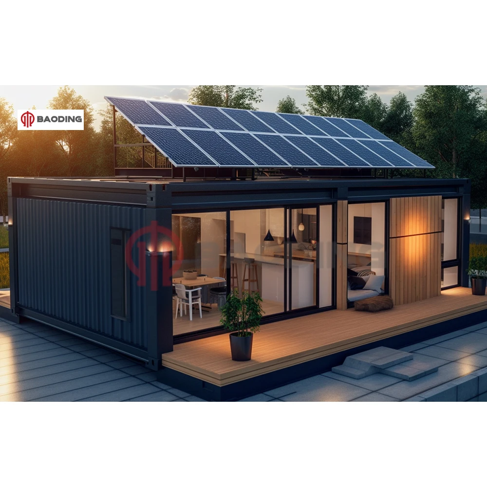 Solar panels Casas Crefabricadas Campsite Ready-made 2 Story Bedroom Bath Australian Flatpack Villa Container House