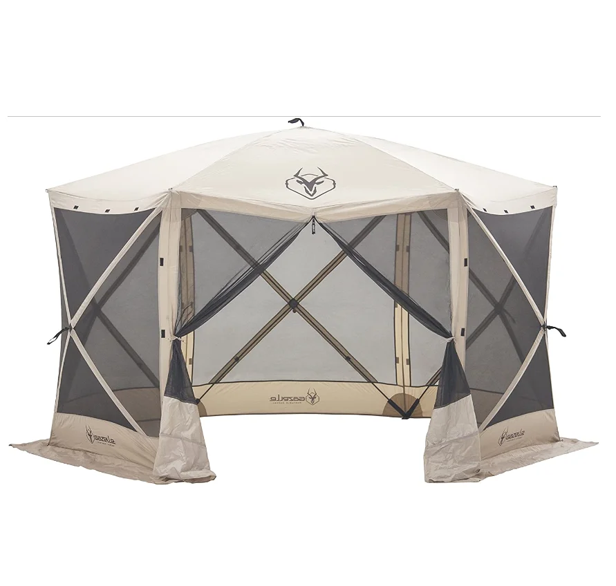 Открытый сад солнце Защитная ниша Pop Up Портативный 6 двухсторонняя концентратор беседка палатка с окном