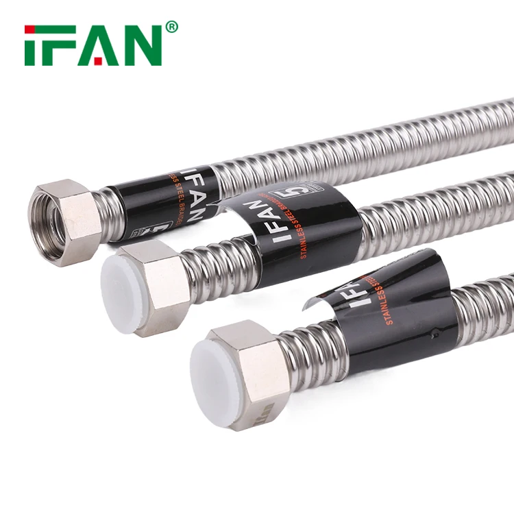 IFAN Durable Flexible Metal Hose 15.8*0.2mm Stainless Steel Corrugated Pipe Flexible Hose