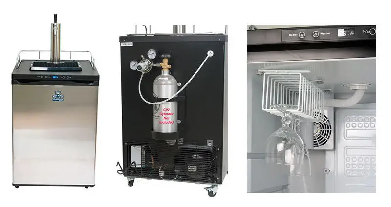 hot selling Beer Dispenser with single tap Digital Temperature display beer cooler