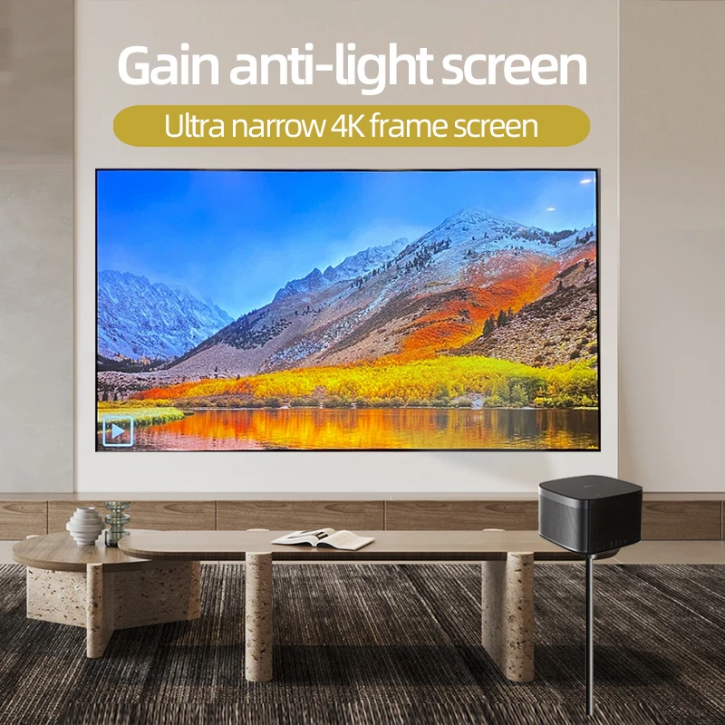 84 Inch 16:9/4:3 Wall Frame Metal  Narrow border 1cm Fixed Frame Projector Projection Screens Home and office