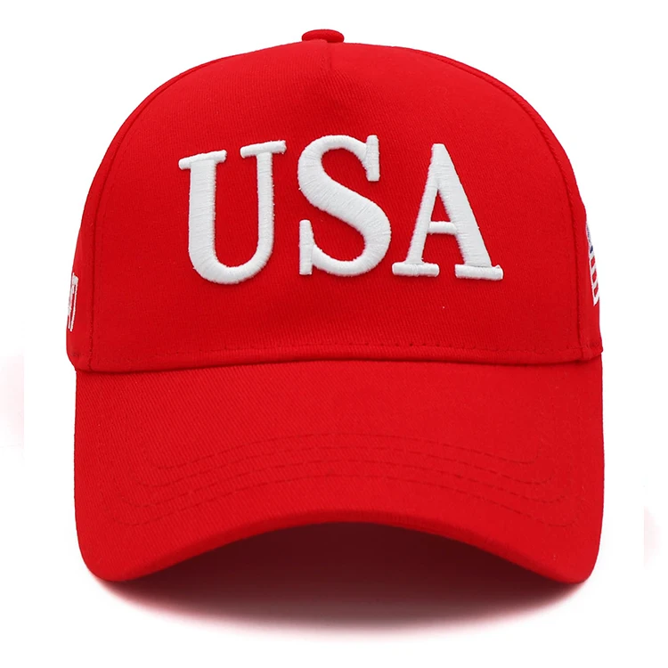 Factory Wholesale 2024 Maga Hat Flag Baseball Cassic USA Embroidered Hat Cap