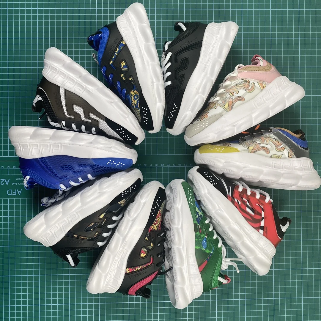 Boys Girls Fashion Lace-Up Sneakers Toddler Little Big Kids Casual Lightweight Trainers Children School Sports Brand Shoes