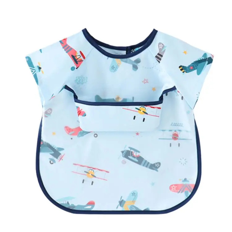 
Chinese Manufacturer Cloth Baby Clothing Toddler Bib Personalised Apron Dentis Waterproof Bibs 