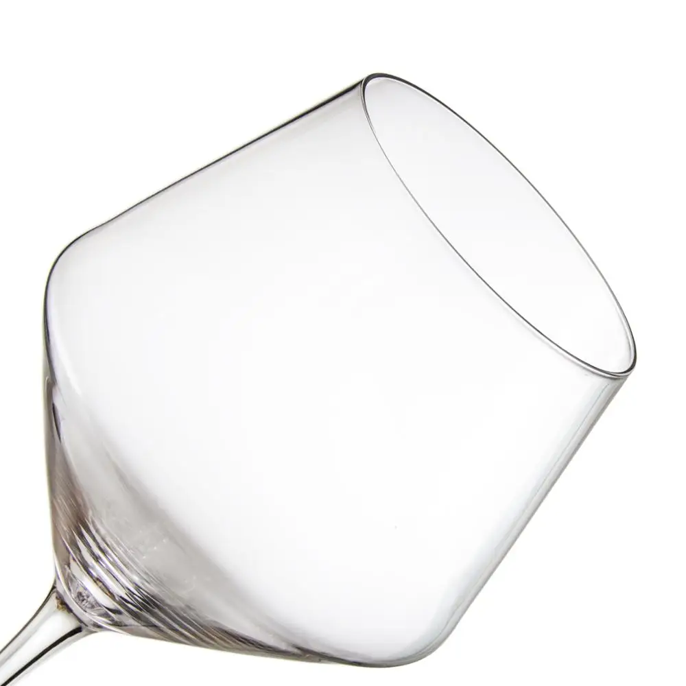 Samyo Handmade Crystal Clear Lead Free Sublimation Blank Goblet Insulated Wine Glass