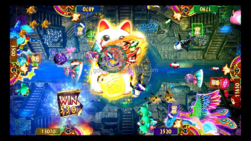 plutus cat VG Vgame fish hunter game with cat seafood paradise fishing hunter game board