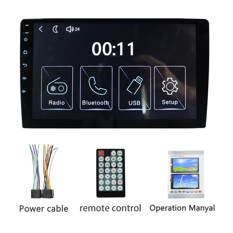 Новое поступление приборной панели 9 дюймов 2din carplay fm автомобильное