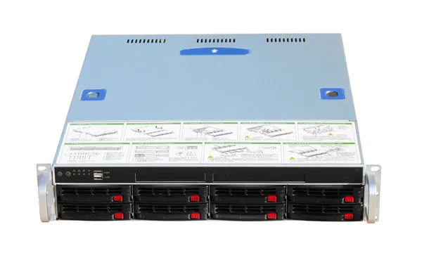 19 дюймов 2u для установки в стойку блок питания atx серверного шасси S256-08