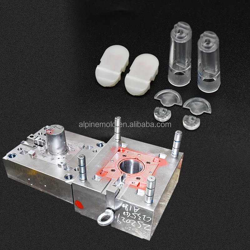 Clear pmma injection molded transparent parts injection molding  for medical device
