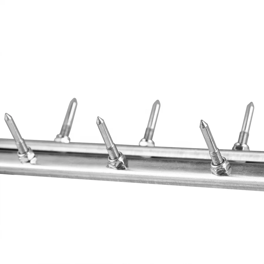 18 inch Rolling Lawn Soil Aeration spike Hand Push Manual Garden Scarifier Garden grass Aerator