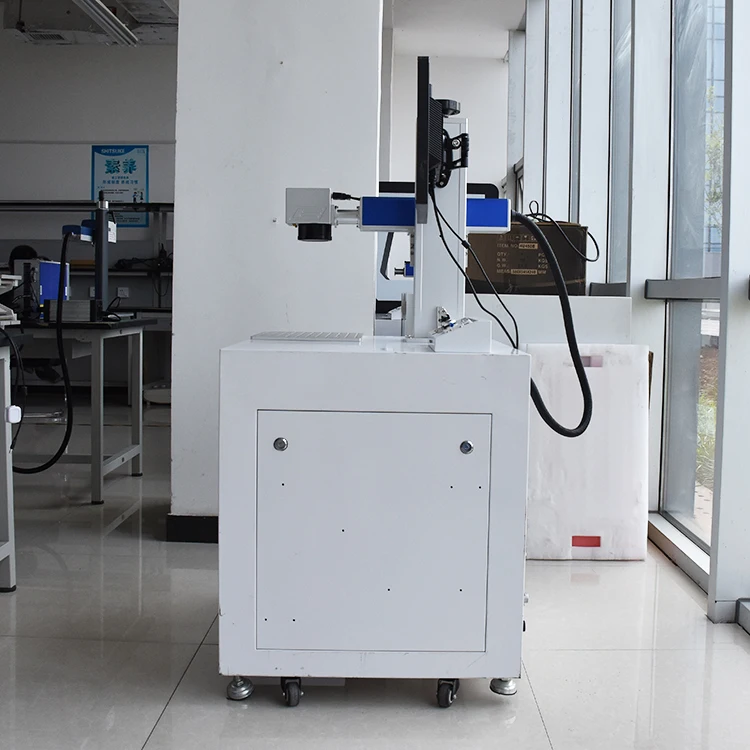 Free shipping sunglass cable wuhan fiber color laser marking machine price