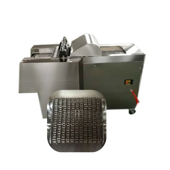 Factory  sales	fish head cutting machine	meat mincer cutter slicer ham	cut steak chicken cuber automatic dice meat dicer machine