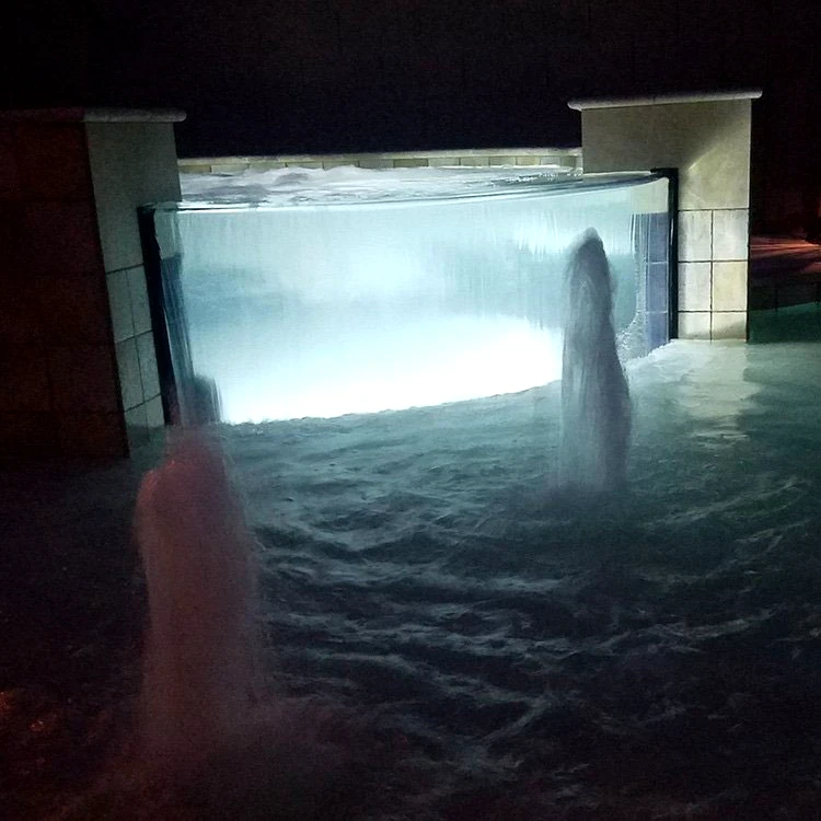 Leyu Transparent Acrylic Swimming Pool Projects Construction Acrylic Panels