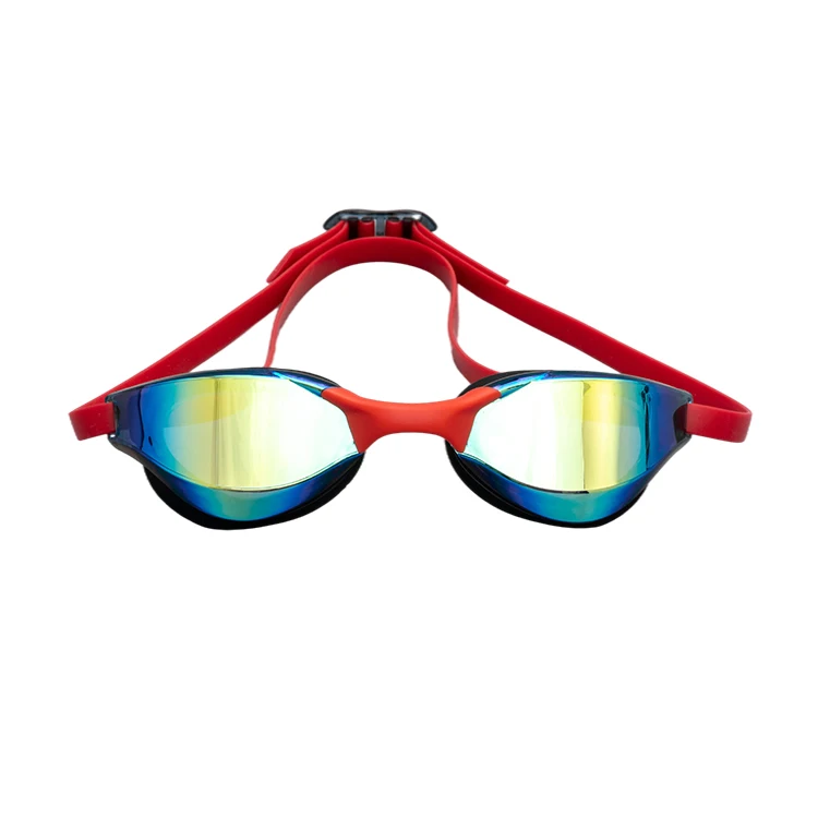 Mirrored Coating Competitive Racing Adult Swimming Goggles