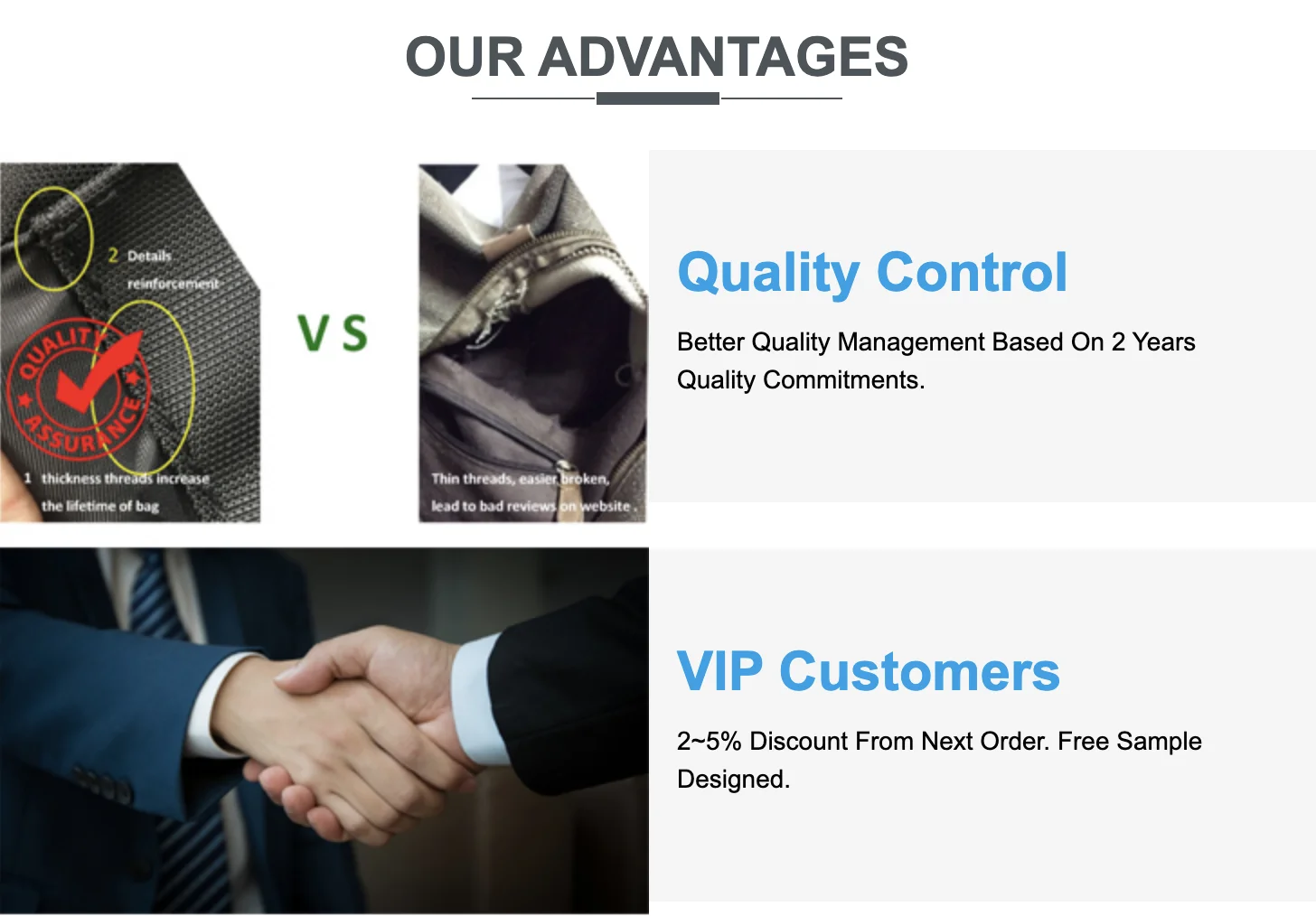Our advantage