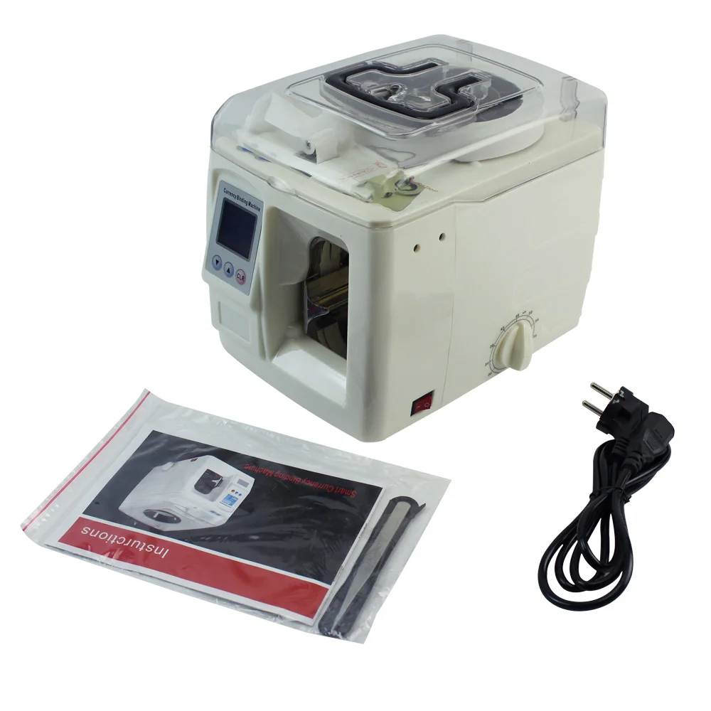 XD-308 20MM 30MM  Paper Roll Money Binder Machine  Automatic  Paper/ Polymer Bill Notes Banding Machine