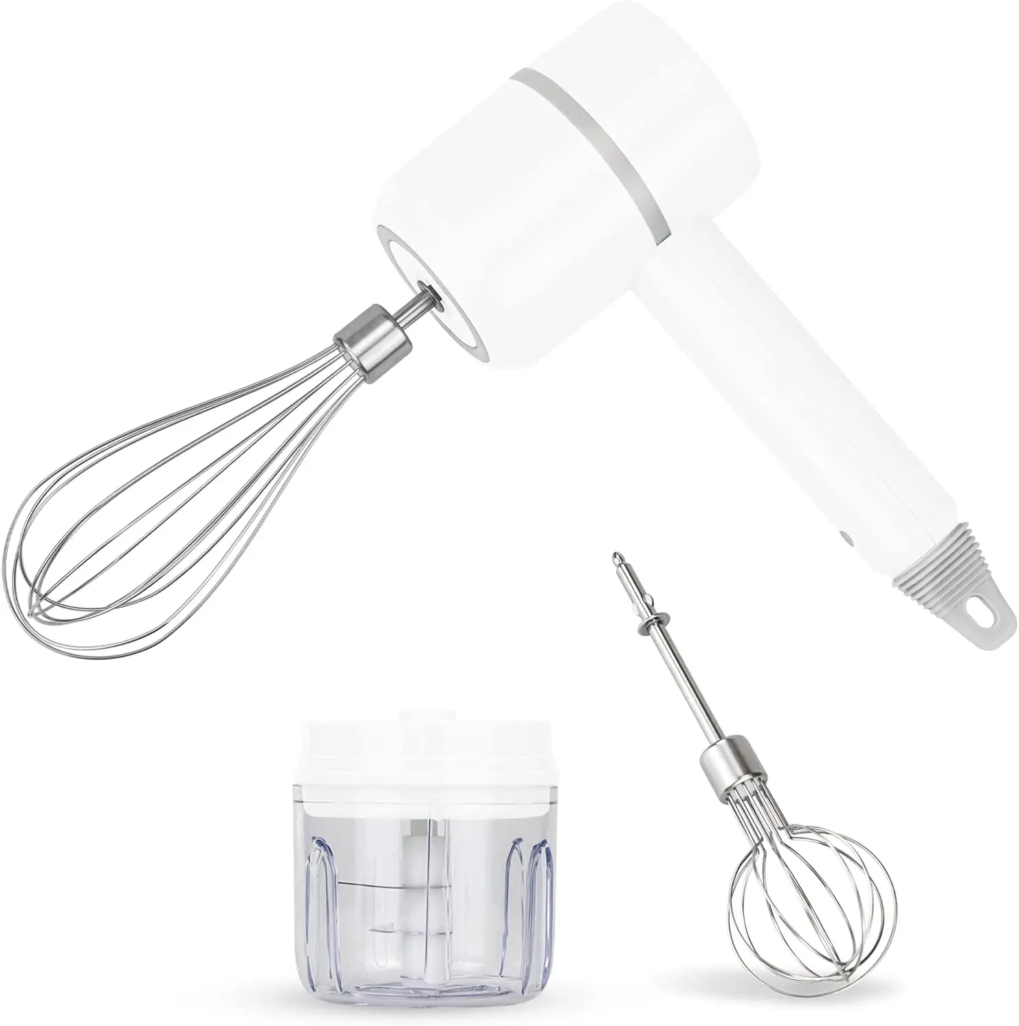 Wireless Electric Hand Mixer 3-Speed USB Rechargeable Hand Blender for Baby Food  Portable Electric Whisk Cordless Mini Handheld