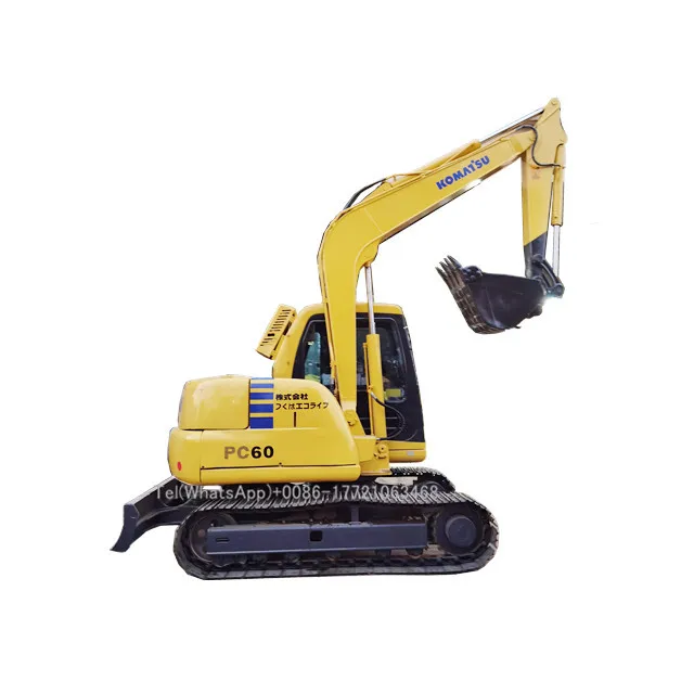 secondhand high quality best price Komatsu PC60-7 crawler diggers made in Japan construction equipment for hot sale