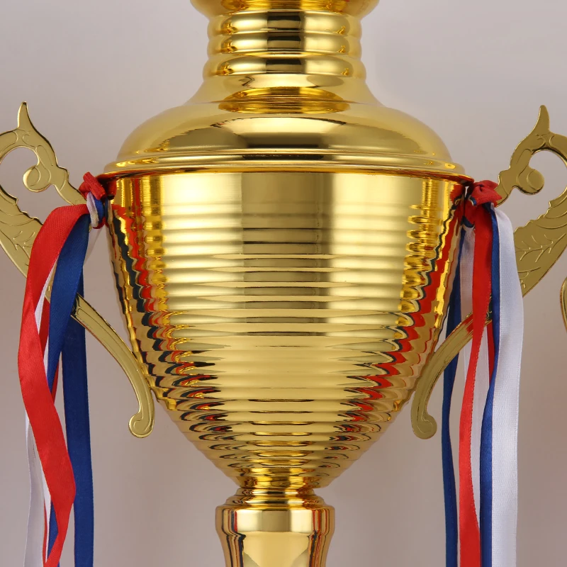 Manufacturers Metal Trophy ABS plastic Base custom Gymnastics Soccer high Golden Sports Soccer Trophy