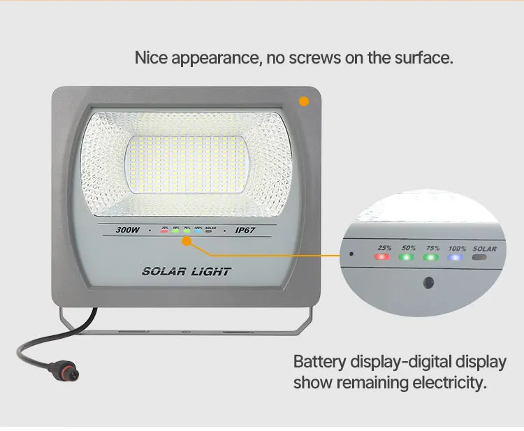  Large Power Ip67 Led Flood lights SMD 300 watt 400 500 Solar Outdoor Reflector Lamp For