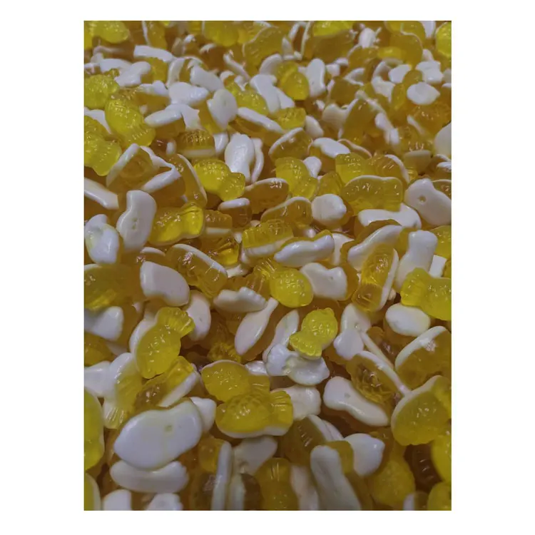 DOUBLE LAYER AIR+NEON PINEAPPLE GUMMY  BULK PACK AVAILABLE FOR CUSTOM SIZE