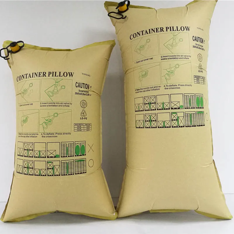 Inflatable PP Woven Kraft Paper Air Dunnage bag for Container Shipping Logistic Transport Package Protective Film Packing