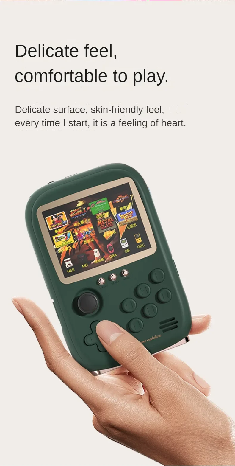 DY19 Mini Game Power Bank Portable Retro handheld Game Console 6000mAh Capacity 3.2 Inch Soft Light Color Screen 10000+ Game