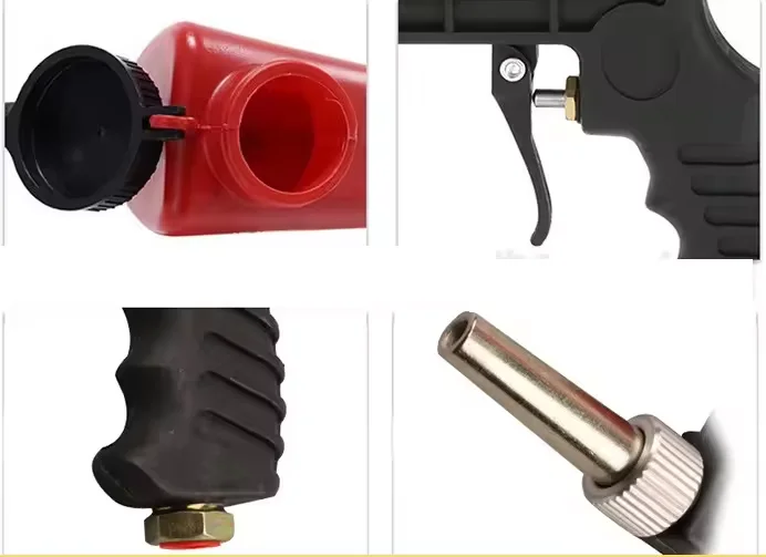AutoErizo Pneumatic Sand-blasting Gun 90psi Mini Aerodynamic Spray Gun Set