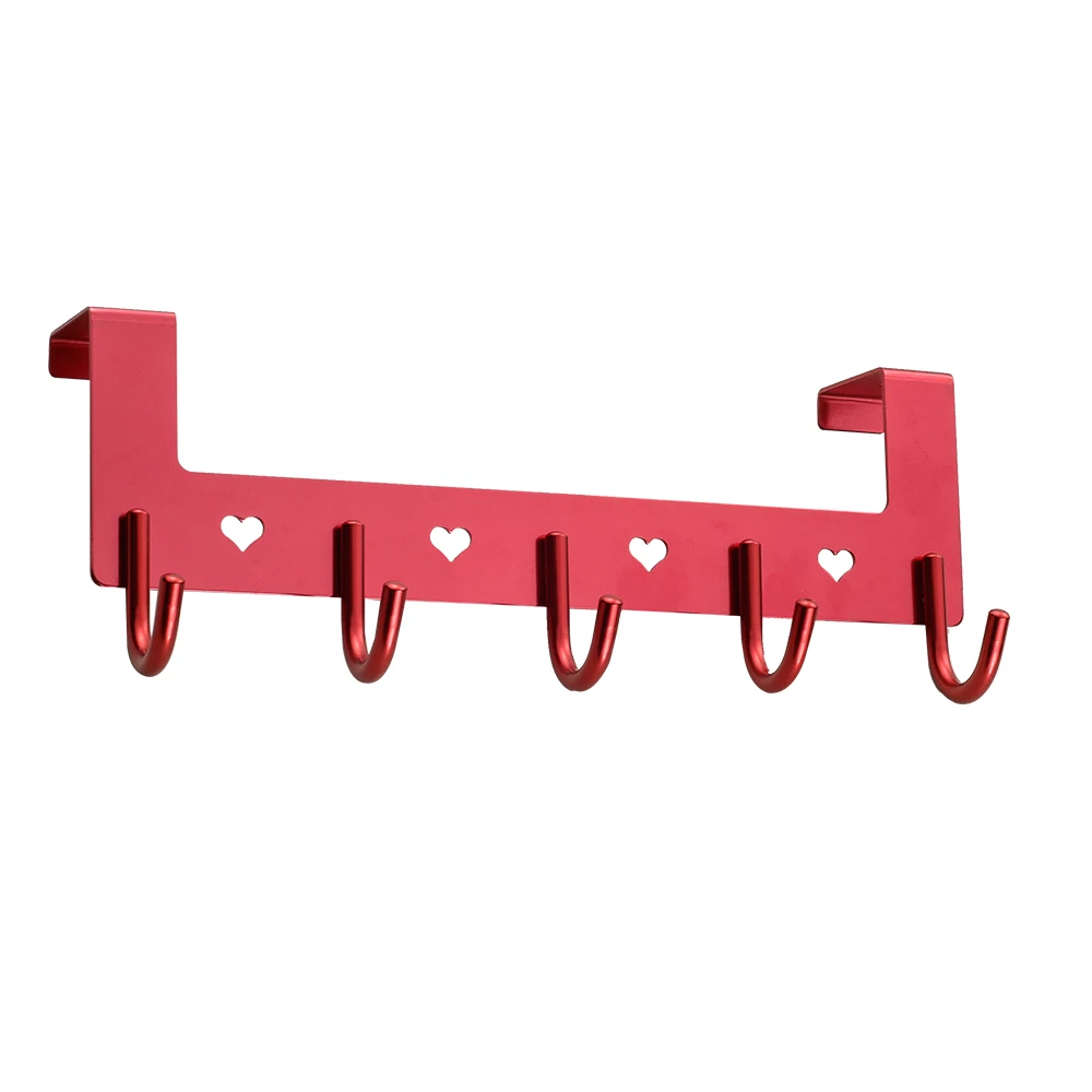 Bedroom door rear hook Metal No- Punch Cabinet decorative door back hooks