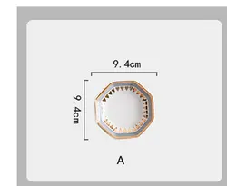 Luxury Modern Design Simple White And Golden Ceramic Dinner Plate Set Jogo De Jantar For Sale