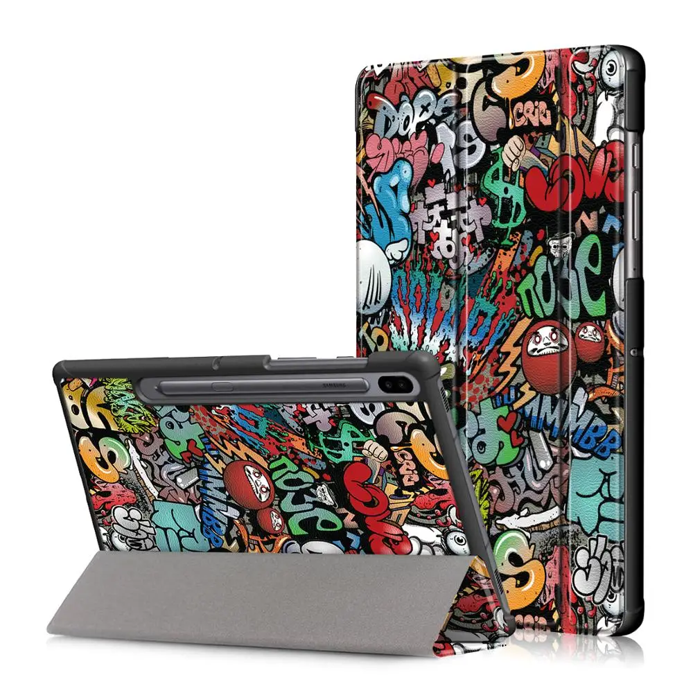 
Shockproof tablet case for samsung T860 2019, printed case for samsung T580 smart cover 