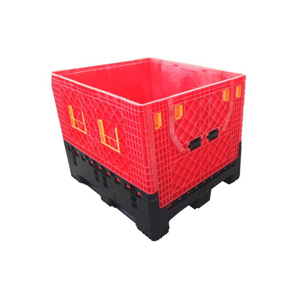 HUADING Industry Storage Large Custom Box Heavy Duty Plastic Pallet Box for Shipping