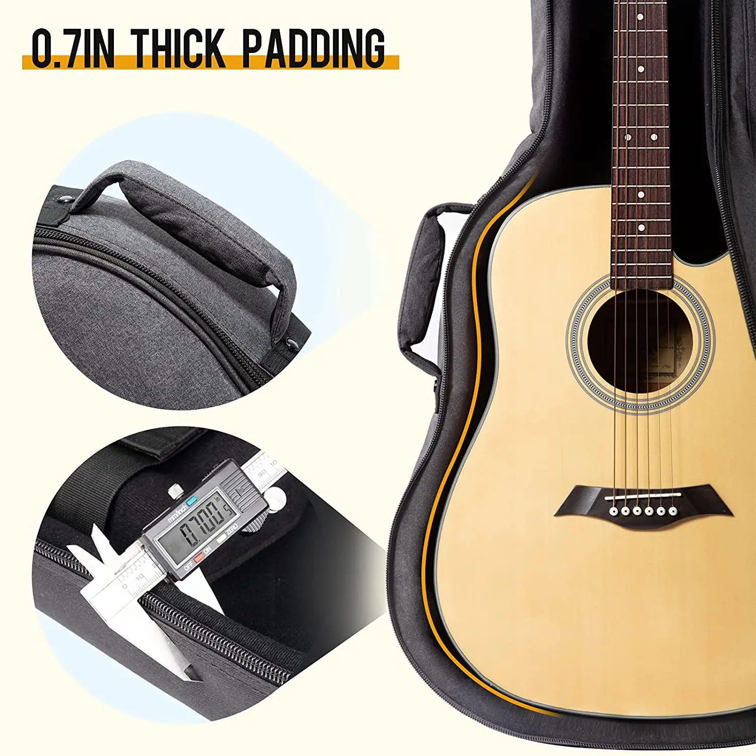 FREE SAMPLE Guitar Bag for 40 41 42 Inches Acoustic Classical Guitars
