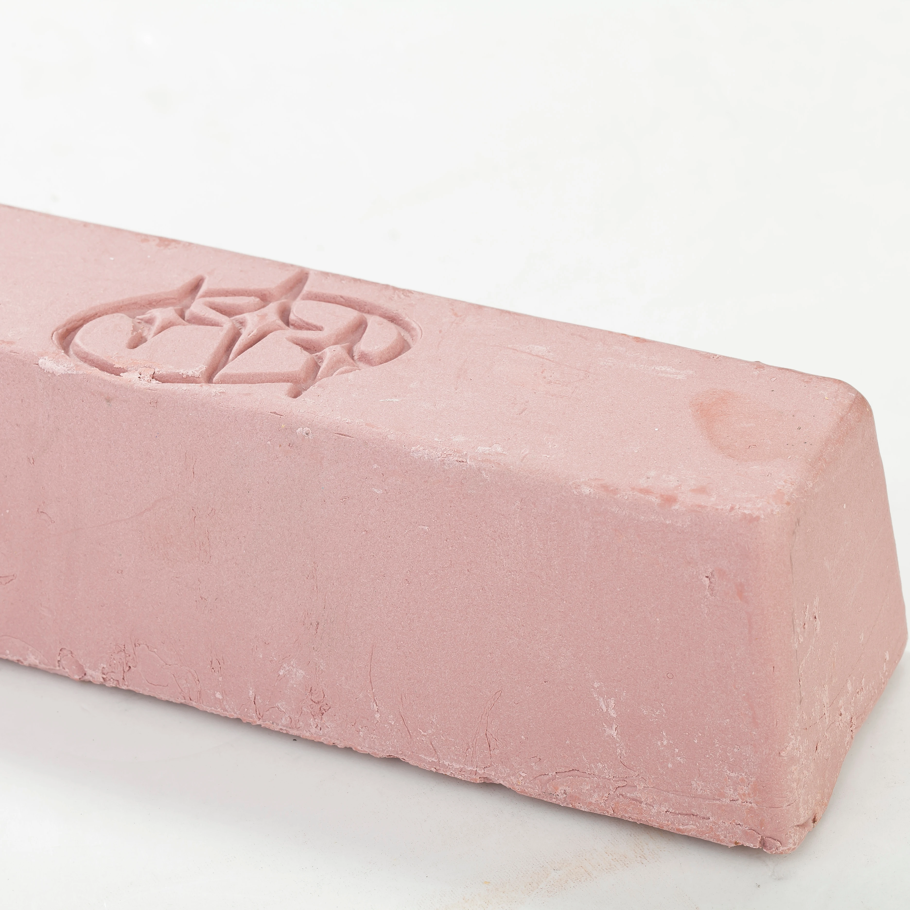 Pink Polishing Wax for buffing parts of stainless steel abrasive