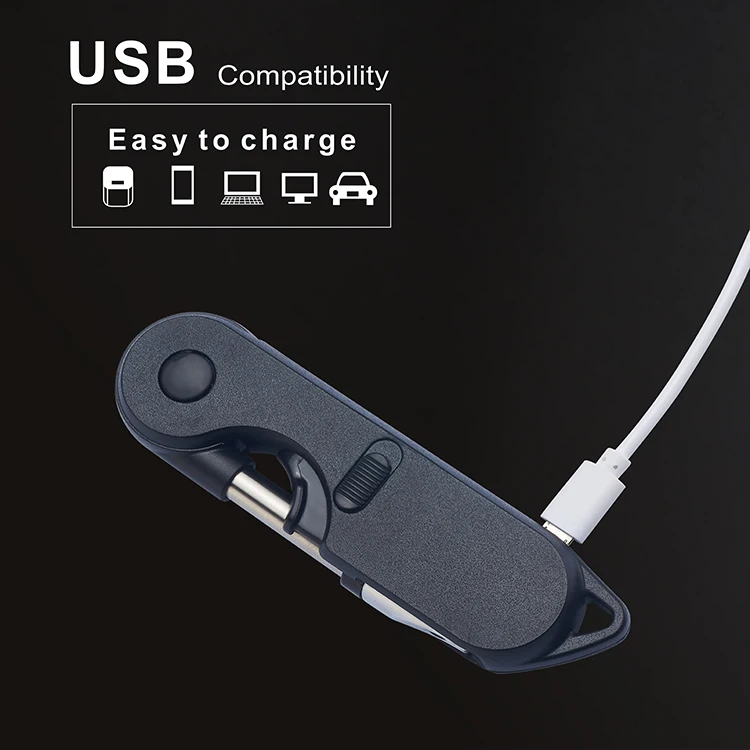 180 Degree Hook Design Windproof Electric Plasma Lighter for BBQ