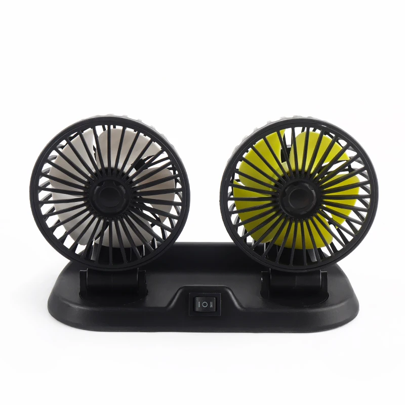 Widely Used Superior Quality Battery Car Fan Double Car Ac Vent Fan